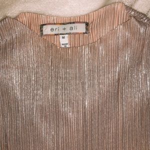 Anthropologie eri + ali champagne blouse